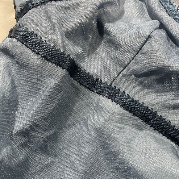 Vintage Victoria’s Secret Women’s Size S Blue Sheer Floral Embroidered Lingerie - Picture 5 of 6